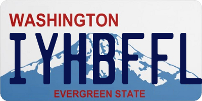 WA license plate IYHBFFL