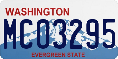 WA license plate MC03295