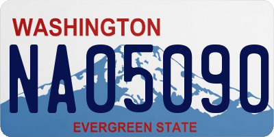 WA license plate NA05090