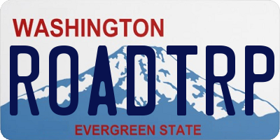 WA license plate ROADTRP