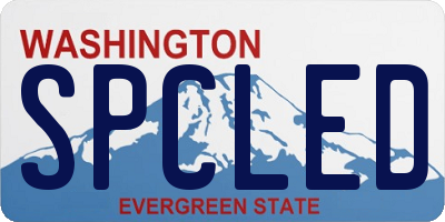 WA license plate SPCLED