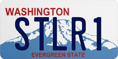 WA license plate STLR1