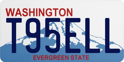 WA license plate T95ELL