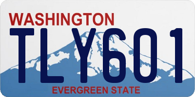 WA license plate TLY601