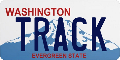 WA license plate TRACK