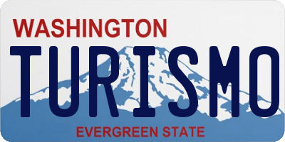 WA license plate TURISMO