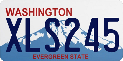 WA license plate XLS245