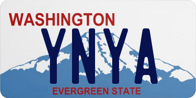 WA license plate YNYA