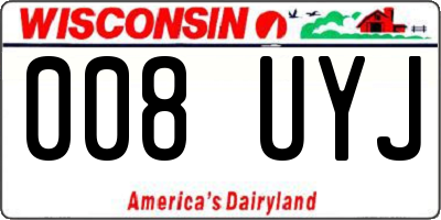 WI license plate 008UYJ