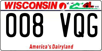 WI license plate 008VQG