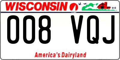 WI license plate 008VQJ