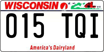 WI license plate 015TQI