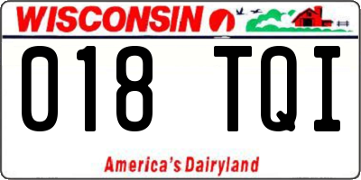 WI license plate 018TQI