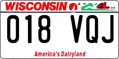 WI license plate 018VQJ