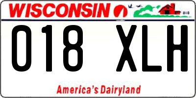WI license plate 018XLH