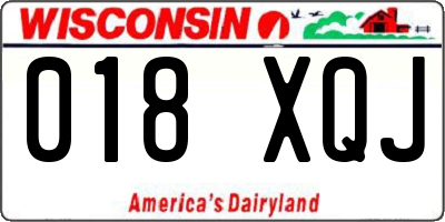 WI license plate 018XQJ