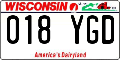 WI license plate 018YGD