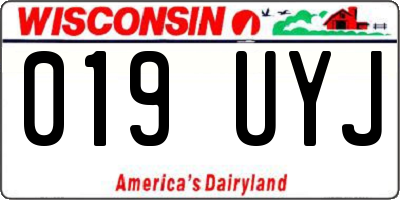 WI license plate 019UYJ