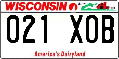 WI license plate 021XOB