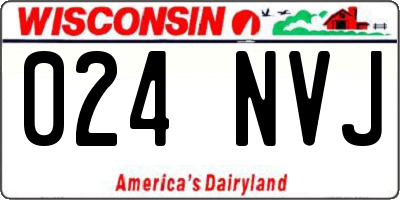WI license plate 024NVJ