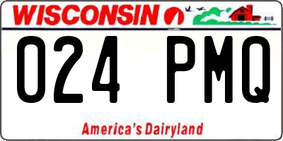 WI license plate 024PMQ