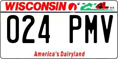 WI license plate 024PMV