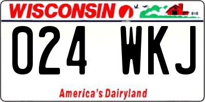 WI license plate 024WKJ