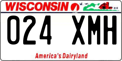 WI license plate 024XMH