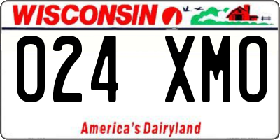WI license plate 024XMO