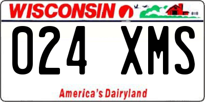 WI license plate 024XMS