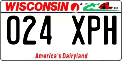 WI license plate 024XPH