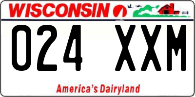 WI license plate 024XXM