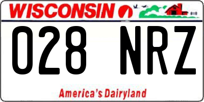 WI license plate 028NRZ
