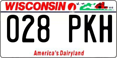 WI license plate 028PKH