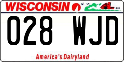 WI license plate 028WJD