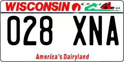 WI license plate 028XNA