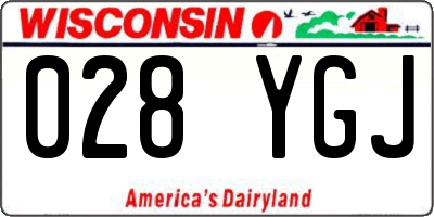 WI license plate 028YGJ