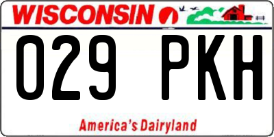 WI license plate 029PKH