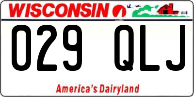 WI license plate 029QLJ