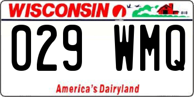 WI license plate 029WMQ