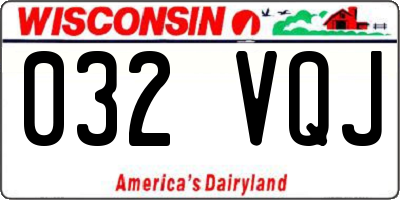 WI license plate 032VQJ