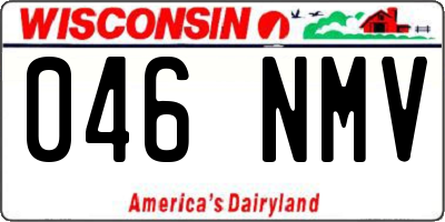 WI license plate 046NMV