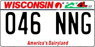 WI license plate 046NNG