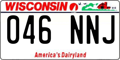 WI license plate 046NNJ