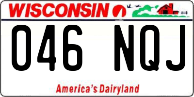 WI license plate 046NQJ