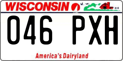WI license plate 046PXH