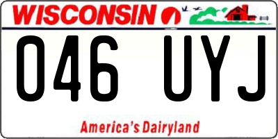 WI license plate 046UYJ