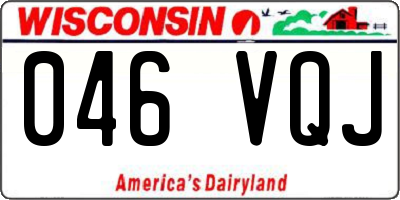 WI license plate 046VQJ