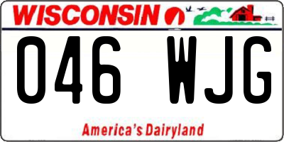 WI license plate 046WJG