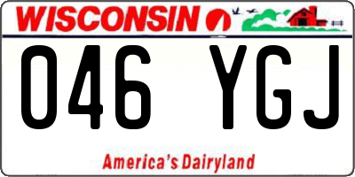 WI license plate 046YGJ